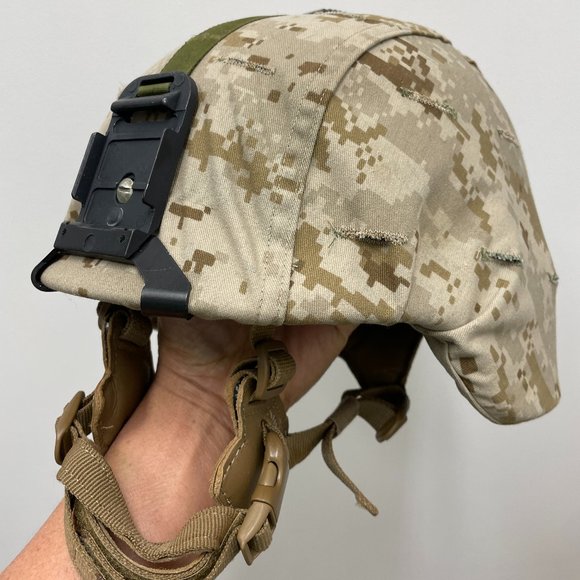 米軍実物 USMC GENTEX LWMCH ヘルメット XLG 海兵隊